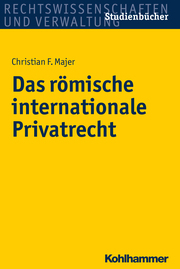 Das römische internationale Privatrecht - Cover