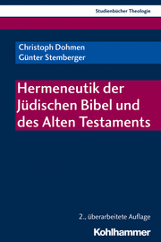 Hermeneutik der Jüdischen Bibel und des Alten Testaments - Cover