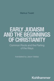Early Judaism and the Beginnings of Christianity - Cover