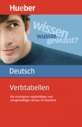 Verbtabellen Deutsch - Cover