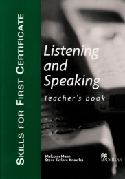 Skills for First Certificate Listening and Speaking