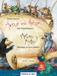 Arthur und Anton: Die Flaschenpost/Arturo y Antón: Mensaje en una botella - Cover