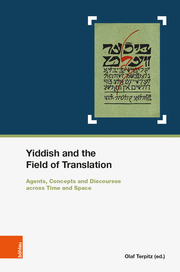 Yiddish and the Field of Translation - Cover