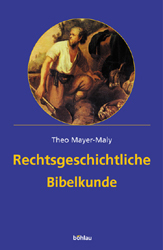 Rechtsgeschichtliche Bibelkunde - Cover
