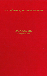 Regesta Imperii - IV. Lothar III und ältere Staufer - Cover