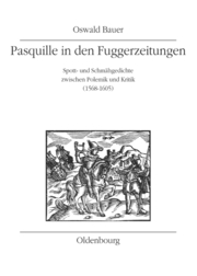 Pasquille in den Fuggerzeitungen - Cover