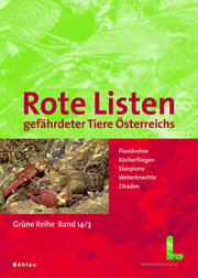 Rote Listen gefährdeter Tiere Österreichs - Cover