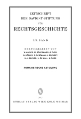 ZRG Romanistische Abteilung 129.Band (2012)