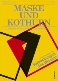 Verpackungen des Wissens - Cover