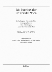 Die Matrikel der Universität Wien