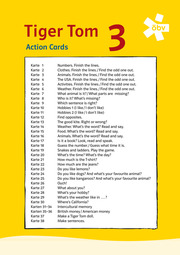 Tiger Tom 3, Action Cards