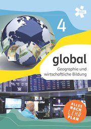 global 4. Geographie und wirtschaftliche Bildung, Schülerbuch + E-Book - Cover
