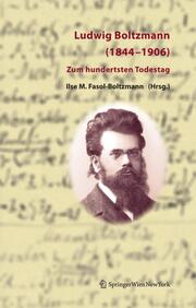 Ludwig Boltzmann (1844-1906) - Cover