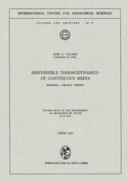 Irreversible Thermodynamics of Continuous Media