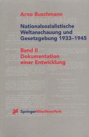 Nationalsistische Weltanschauung und Gesetzgebung 1933-1945