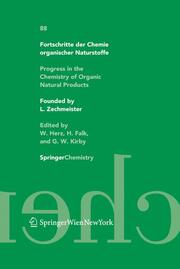 Fortschritte der Chemie organischer Naturstoffe / Progress in the Chemistry of Organic Natural Products 88 - Cover