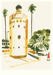 Postkarten - Torre del Oro, Seville