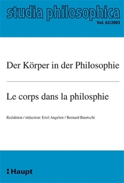 Der Körper in der Philosophie/Le corps dans la philosophie - Cover