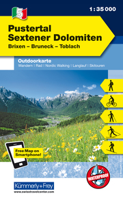 Pustertal - Sextener Dolomiten Nr. 05 Outdoorkarte Italien 1:35 000