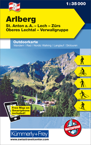 Arlberg Nr. 03 Outdoorkarte Österreich 1:35 000 - Cover