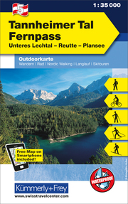 Tannheimer Tal Fernpass Nr. 05 Outdoorkarte Österreich 1:35 000
