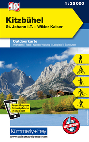 Kitzbühel Nr. 10 Outdoorkarte Österreich 1:35 000