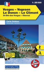 Vogesen - Le Donon - Le Climont Nr. 06 Outdoorkarte Elsass/Vogesen 1:35 000 - Cover