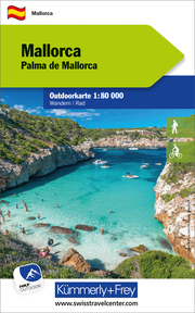 Mallorca Outdoorkarte Spanien 1:80 000