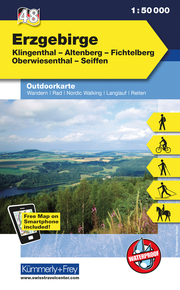 Erzgebirge Nr. 48 Outdoorkarte Deutschland 1:50 000 - Cover