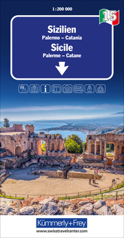 Sizilien Nr. 15 Regionalkarte Italien 1:200 000 - Cover