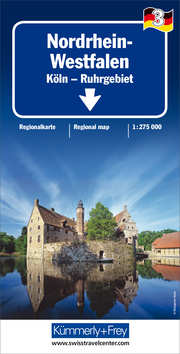 Nordrhein Westfalen, Köln-Ruhrgebiet, Nr. 03 Regionalkarte Deutschland 1:275 000 - Cover