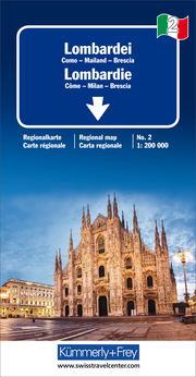 Lombardei Reisekarte Italien Nr. 2
