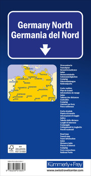 Deutschland (Nord), Strassenkarte 1:500'000 - Abbildung 1