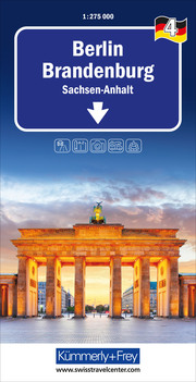 Berlin Brandenburg Nr. 04 Regionalkarte Deutschland 1:275 000 - Cover