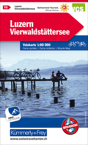 Luzern Vierwaldstättersee Nr. 11 Velokarte 1:60 000