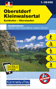 Oberstorf Kleinwalsertal Nr. 01 Outdoorkarte Deutschland 1:35 000