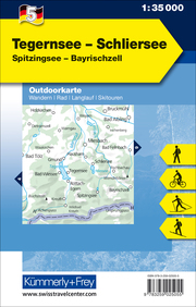 Tegernsee - Schliersee Nr. 05 Outdoorkarte Deutschland 1:35 000 - Abbildung 1