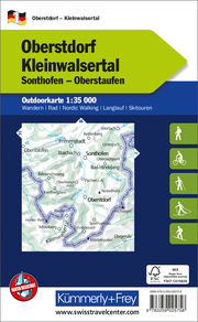 Oberstdorf Kleinwalsertal Nr. 01 Outdoorkarte Deutschland 1:35 000 - Abbildung 1