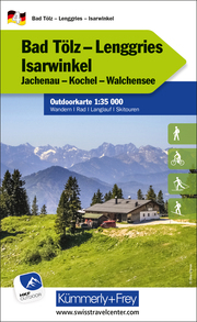 Bad Tölz - Lenggries - Isarwinkel Nr. 04 Outdoorkarte Deutschland 1:35 000