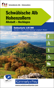 Schwäbische Alb - Hohenzollern Nr. 41 Outdoorkarte Deutschland 1:35 000 - Cover
