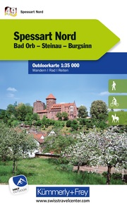 Spessart Nord Bad Orb, Steinau, Burgsinn Nr. 49 Outdoorkarte Deutschland 1:35 000