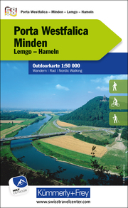 Porta Westfalica - Minden Nr. 58 Outdoorkarte Deutschland 1:50 000