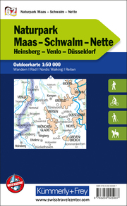 Naturpark Maas - Schwalm - Nette Heinsberg, Venlo, Düsseldorf Nr. 62 Outdoorkarte Deutschland 1:50 000 - Abbildung 1