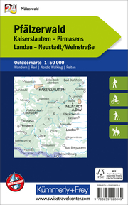 Pfälzerwald, Nr. 24, Outdoorkarte 1:50'000 - Abbildung 2