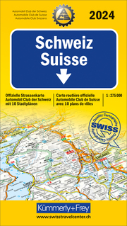 Schweiz 2024, Strassenkarte ACS 1:275'000 - Cover