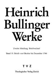 Bullinger, Heinrich: Werke - Cover