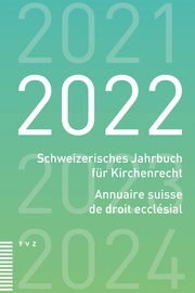 Schweizerisches Jahrbuch für Kirchenrecht / Annuaire suisse de droit ecclésial 2022 - Cover