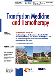 Deutsche Gesellschaft für Transfusionsmedizin und Immunhämatologie (DGTI) / Deutsche Gesellschaft für Immungenetik (DGI)