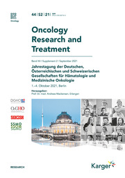 Deutsche, Österreichische und Schweizerische Gesellschaften für Hämatologie und Medizinische Onkologie - Cover
