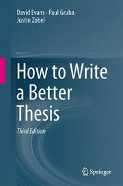 How to Write a Better Thesis - Cover